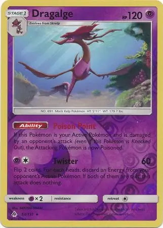 Forbidden Light Dragalge #53/131 reverse holo